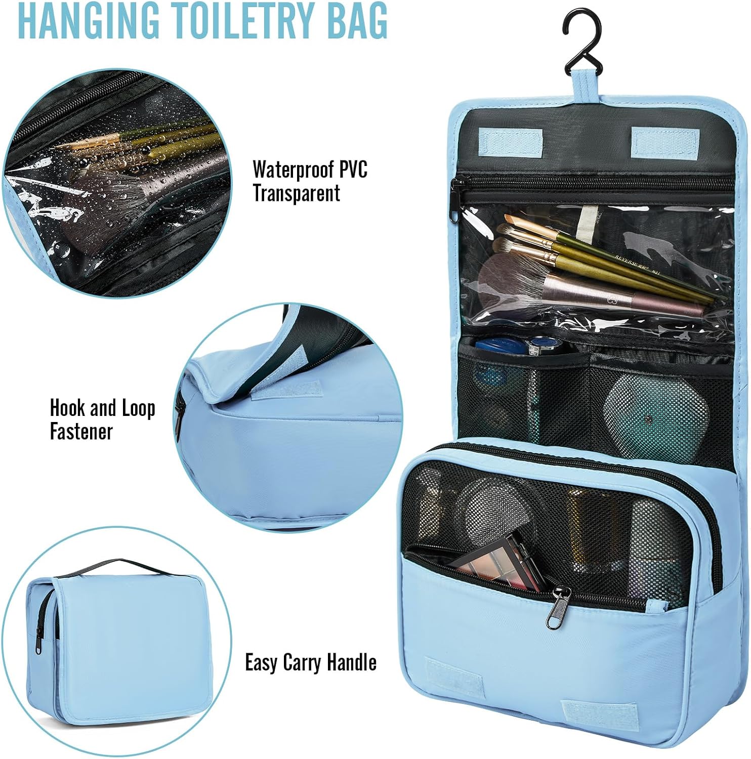 ComfortCraze:  8 Set Packing Cubes for Travel Essentials, Suitcase Organizer Bags Set for Luggage, Road Trip Travel Accessories in 4 Sizes (Extra Large, Large, Medium, Small)