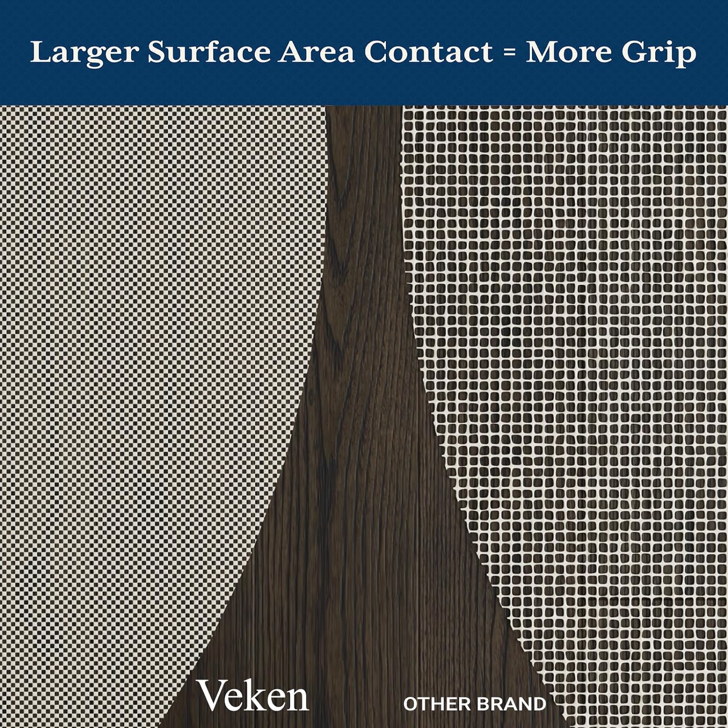 ComfortCraze:  5x8 Ft Rug Pad Gripper for Hardwood Floors, Non Slip Rug Pads for Area Rugs, Thick Rug Grippers for Tile Floors, Under Carpet Anti Skid Mat, Keep Your Rugs Safe and in Place
